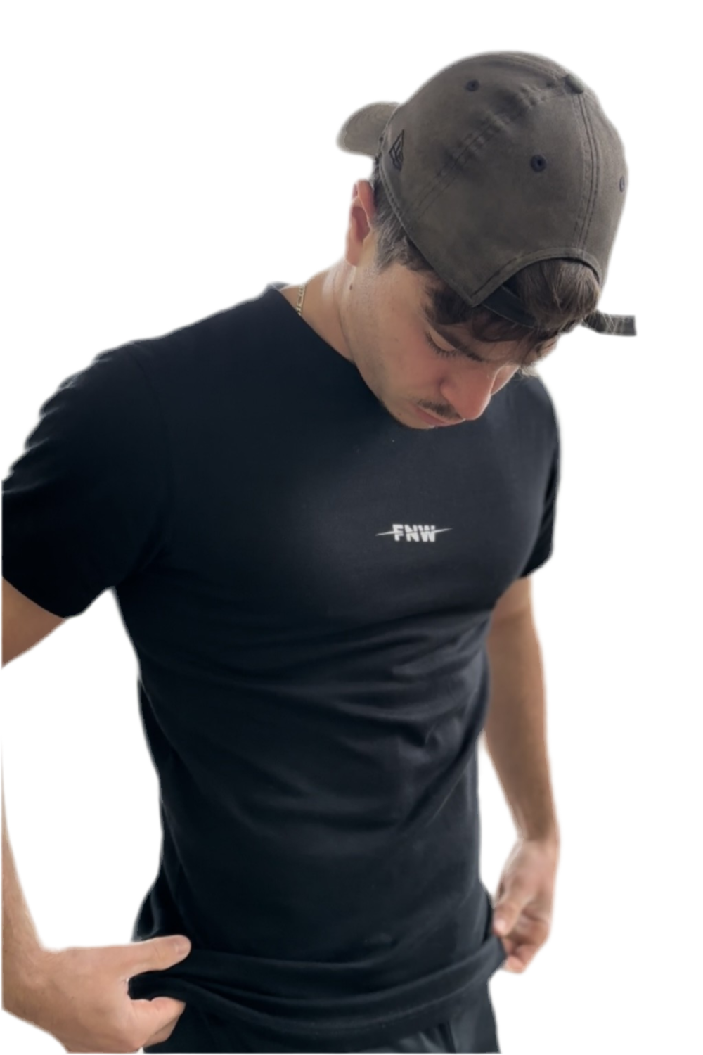 T-shirt FNW ajusté - noir classique