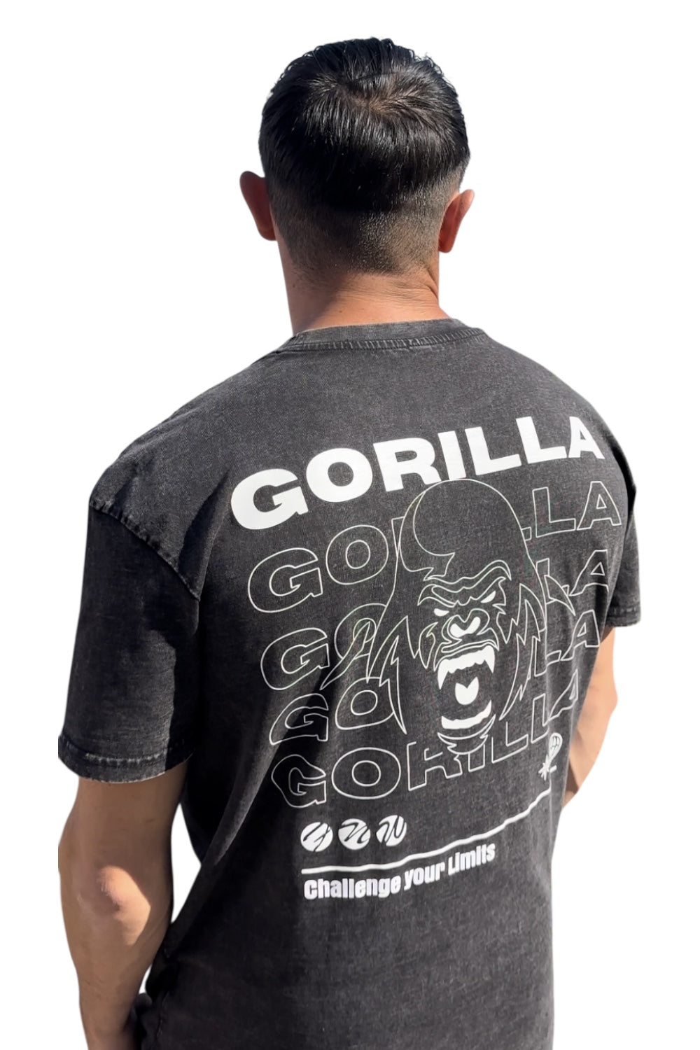 T-shirt FNW oversize - noir délavé