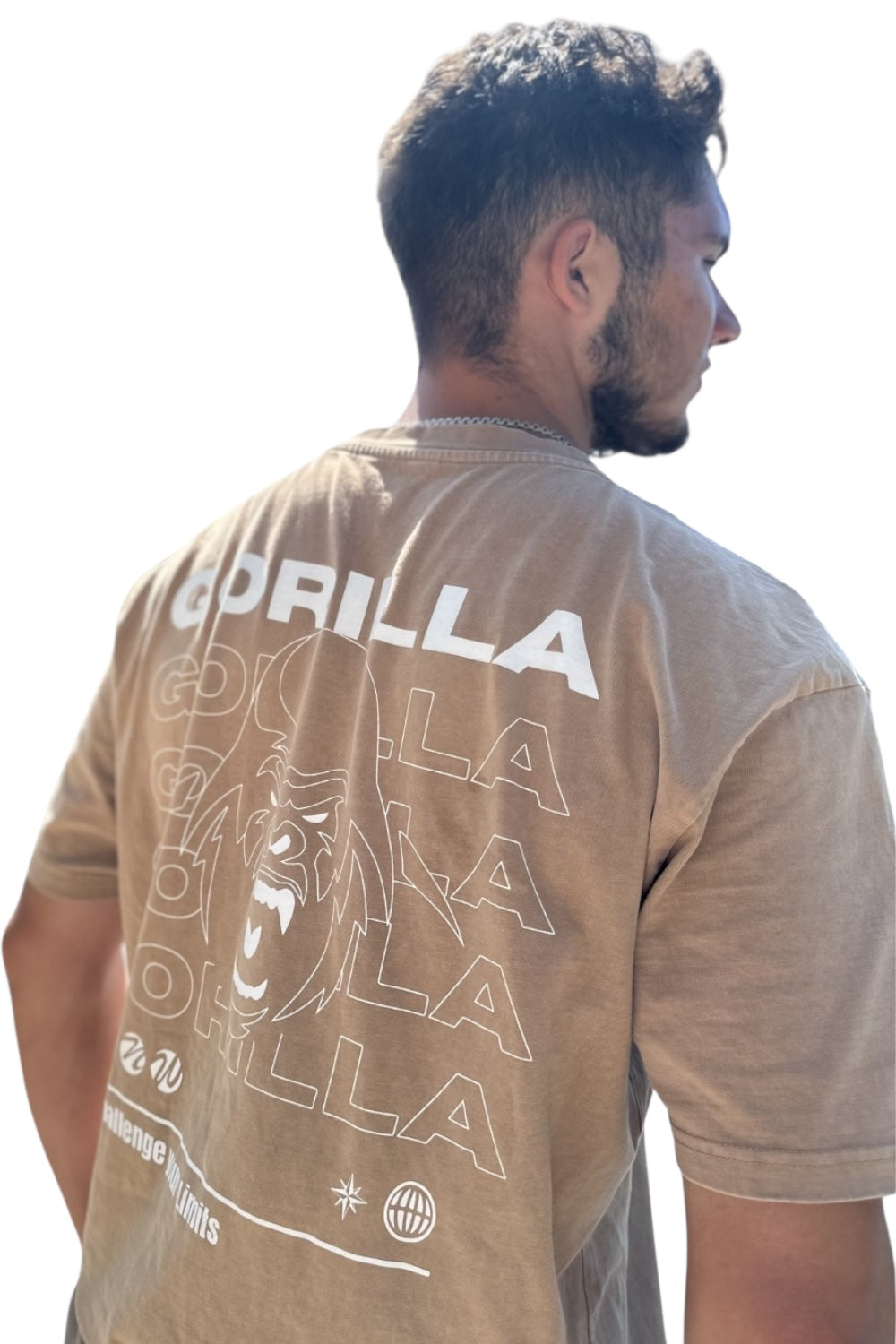 T-shirt FNW oversize - beige délavé
