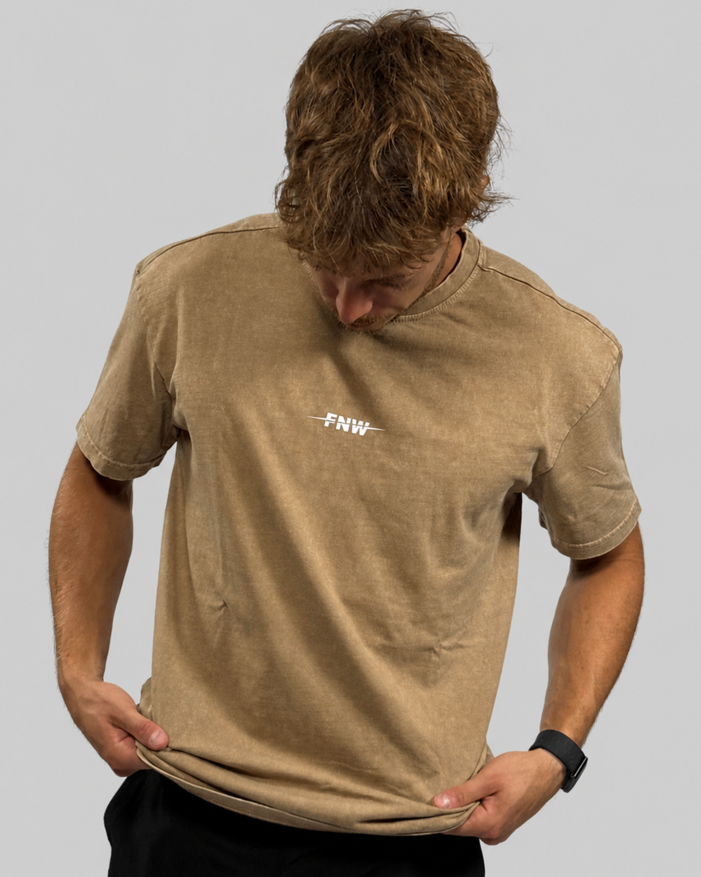 T-shirt oversize - beige délavé