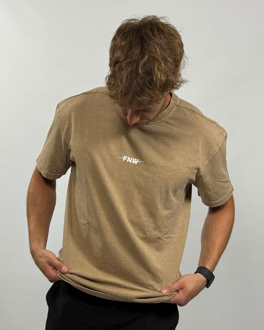 T-shirt FNW oversize - beige délavé