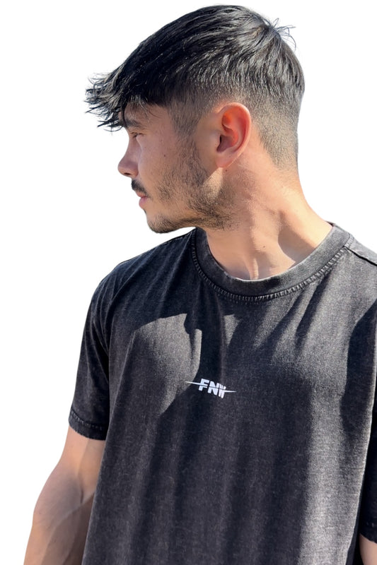 T-shirt FNW oversize - noir délavé