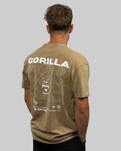 T-shirt oversize - beige délavé