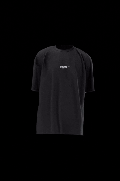 T-shirt FNW ajusté - noir classique